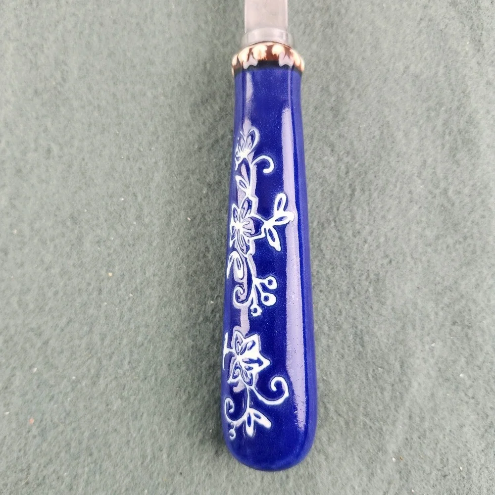 Temptations by Tara Floral Lace Ceramic Stainless Steel Spatula Utensil